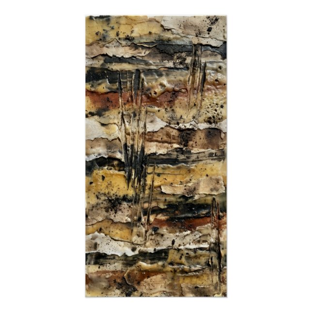 Die sedimentäre Erinnerung Poster (Vorderseite)