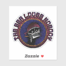 Die See mag niemanden Pixel Art Aufkleber