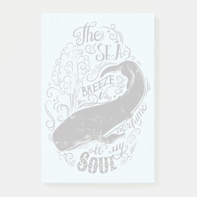Die Seebrise ist- Parfüm Post-it Klebezettel (Vorderseite)