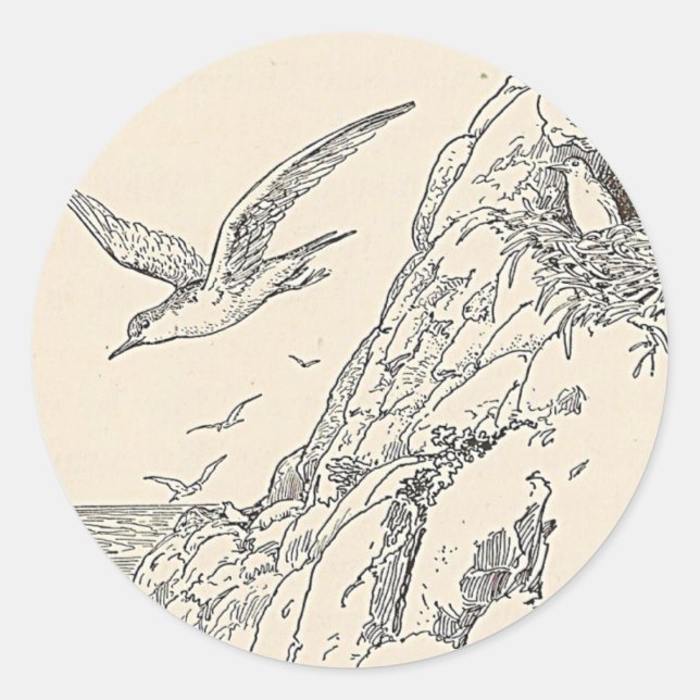 Die Seegüter Runder Aufkleber (Vorderseite)