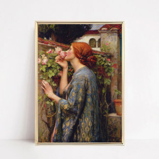 Die Seele der Rose von John William Waterhouse Poster
