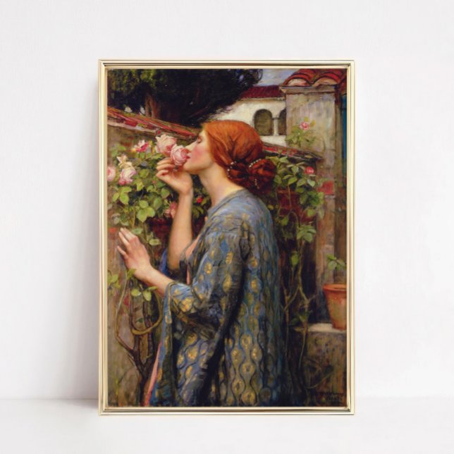 Die Seele der Rose von John William Waterhouse Poster (John_William_Waterhouse_-_The_Soul_of_the_Rose,_1903)