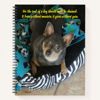Die Seele eines Hundes Notizbuch