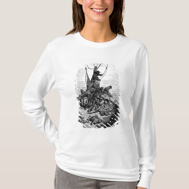 Die Seeleute beruhigt und gequält durch Durst T-Shirt (Vorderseite)