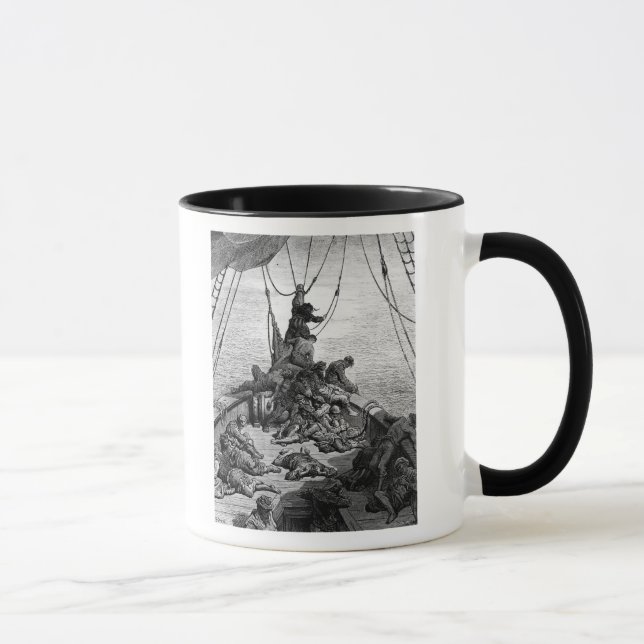 Die Seeleute beruhigt und gequält durch Durst Tasse (Rechts)