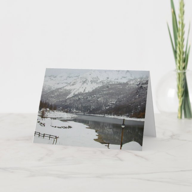 Die Seen Feiertagskarte (Vorderseite)