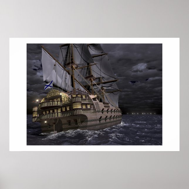 Die Segelfestung Poster (Vorne)