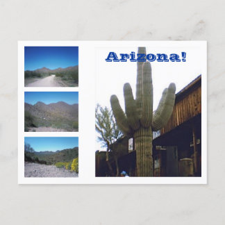 Die Sehenswürdigkeiten von Arizona! Postkarte