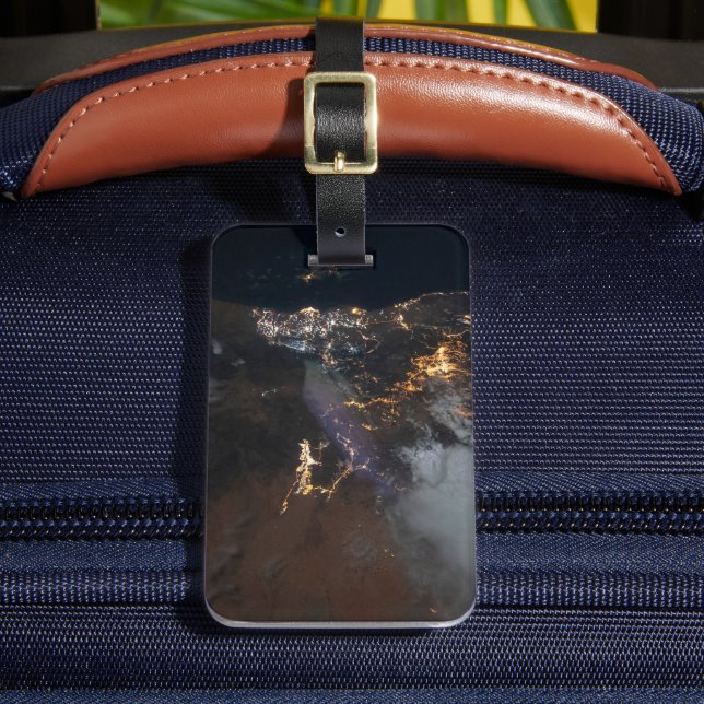 Die Sehenswürdigkeiten von Jazan und seine Vororte Gepäckanhänger (Vorderseite Insitu 2)