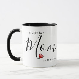 Die sehr beste Mama in der Welt mit Liebe Tasse