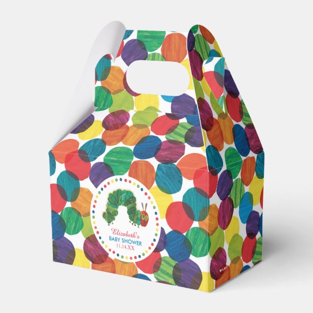 Die sehr hungrige Raupe-Babydusche Geschenkschachtel (Vorderseite)