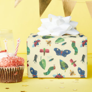 Die sehr hungrige Raupe ist ein freundliches Muste Geschenkpapier