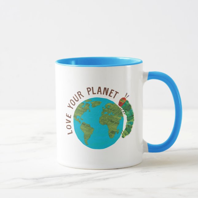 Die sehr hungrige Raupe Liebe für Ihren Planeten Tasse (Rechts)