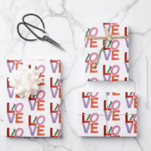 Die sehr hungrige Raupe   LIEBE Geschenkpapier Set