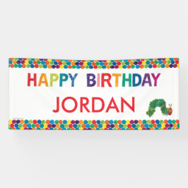 Die sehr hungrige Raupe zum Geburtstag Banner