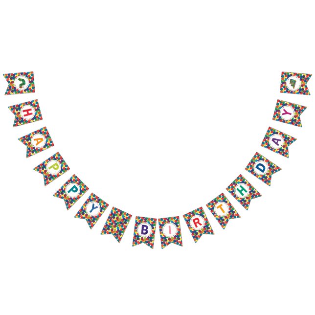 Die sehr hungrige Raupe zum Geburtstag Wimpelkette (Alle)