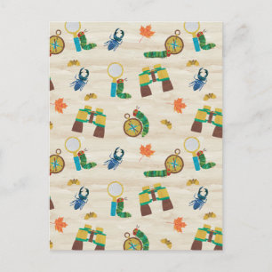 Die sehr unglückliche Raupe Wildtierexperte Patter Postkarte