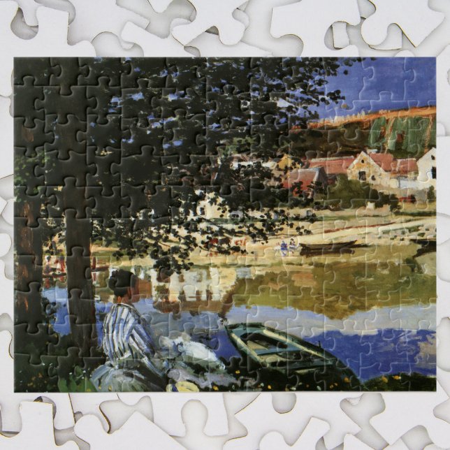 Die Seine-Bank, Bennecourt von Claude Monet Puzzle (Von Creator hochgeladen)