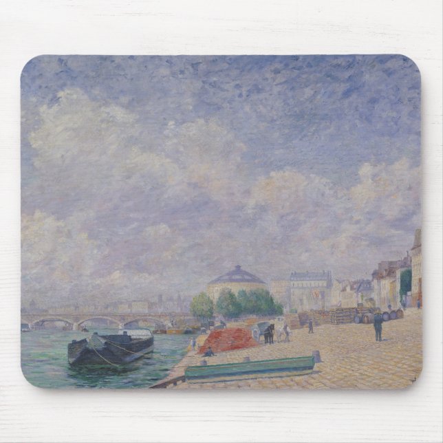 Die Seine bei Bercy, 1885 Mousepad (Vorne)