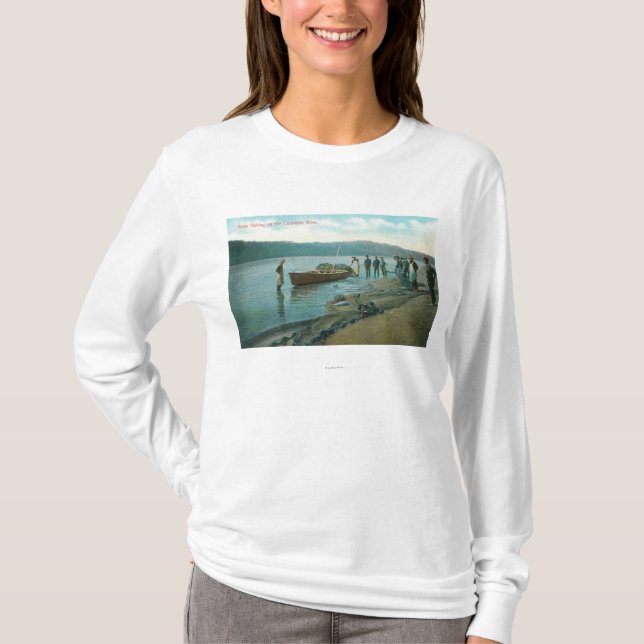 Die Seine-Fischen auf dem RiverColumbia Fluss ODER T-Shirt (Vorderseite)
