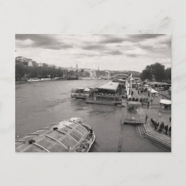 Die Seine Postkarte (Vorderseite)