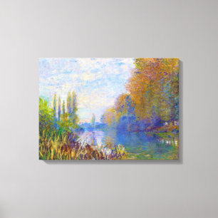 Die Seine-Ufer im Herbst Claude Monet Leinwanddruck