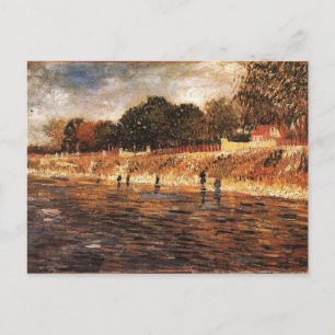 Die Seine-Ufer, Vincent van Gogh Postkarte