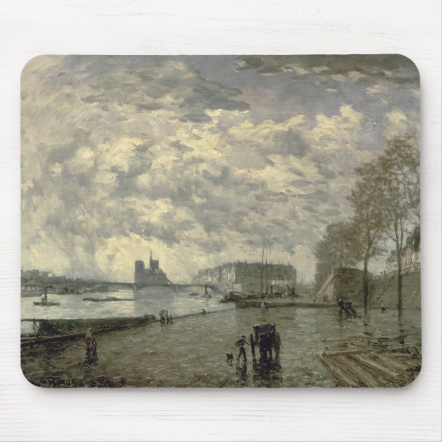 Die Seine und Notre Dame Mousepad (Vorne)