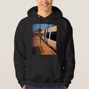 Die Seite eines Zuges Hoodie
