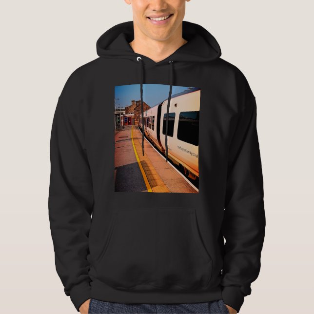 Die Seite eines Zuges Hoodie (Vorderseite)