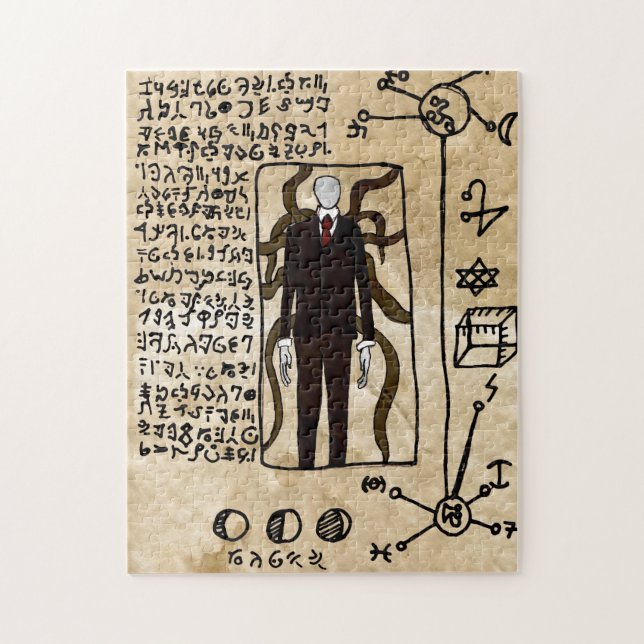 Die Seiten des Necronomicon Puzzle (Vertikal)