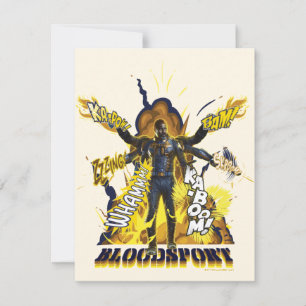 Die Selbstmordkommando   Bloodsport Action Graphic Mitteilungskarte