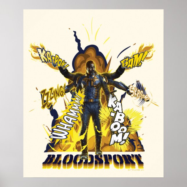 Die Selbstmordkommando | Bloodsport Action Graphic Poster (Vorne)