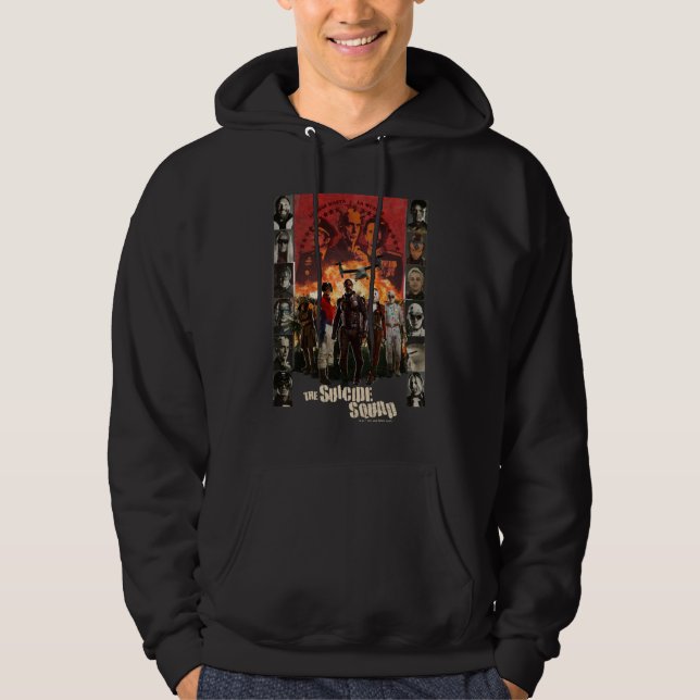 Die Selbstmordkommando | Exlposit Character Roster Hoodie (Vorderseite)