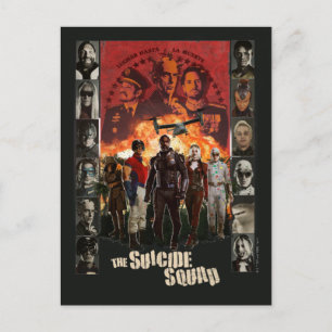 Die Selbstmordkommando   Exlposit Character Roster Postkarte