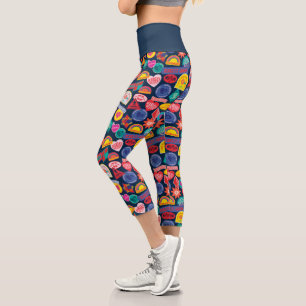 Die Selbstmordkommando   Harley Quinn Abzeichen Pa Capri Leggings