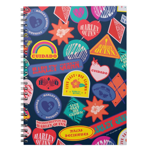 Die Selbstmordkommando | Harley Quinn Abzeichen Pa Notizblock (Vorderseite)