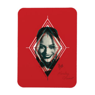 Die Selbstmordkommando Harley Quinn Diamond Targ Magnet