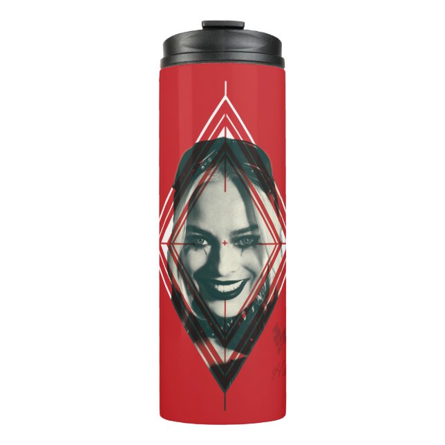 Die Selbstmordkommando | Harley Quinn Diamond Targ Thermosbecher (Vorderseite)