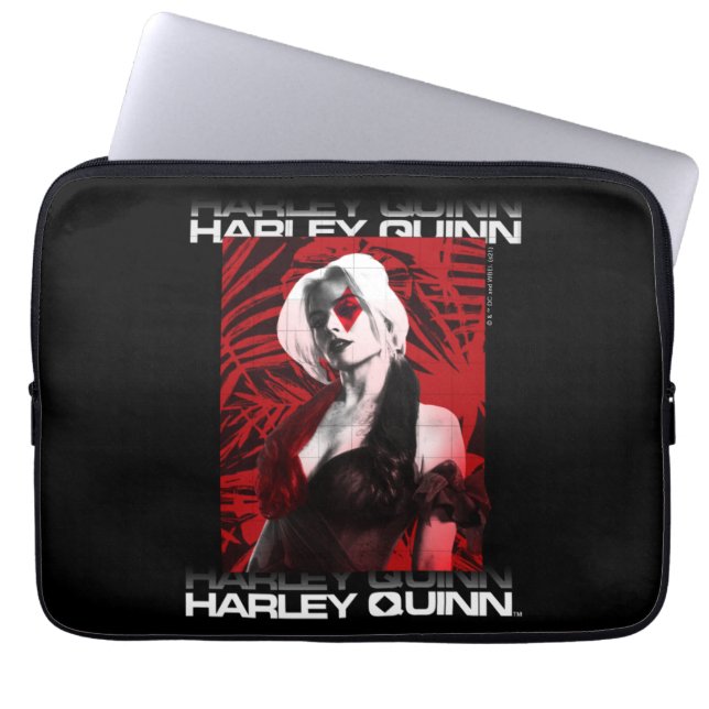 Die Selbstmordkommando | Harley Quinn Red Fern Por Laptopschutzhülle (Vorderseite)