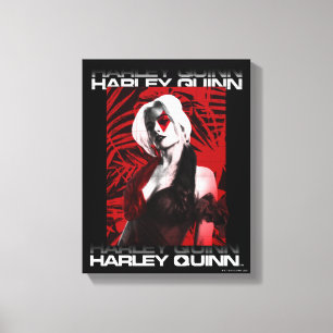 Die Selbstmordkommando   Harley Quinn Red Fern Por Leinwanddruck