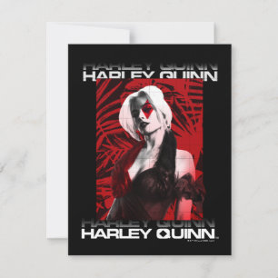 Die Selbstmordkommando   Harley Quinn Red Fern Por Mitteilungskarte