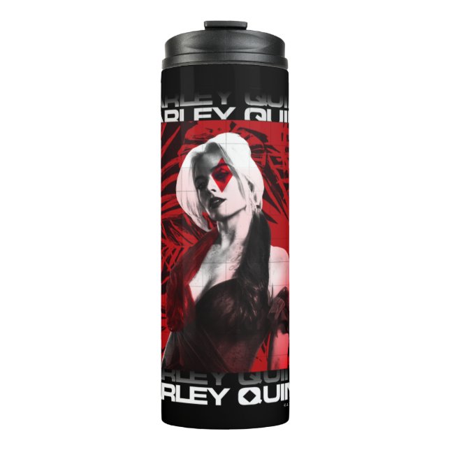 Die Selbstmordkommando | Harley Quinn Red Fern Por Thermosbecher (Vorderseite)