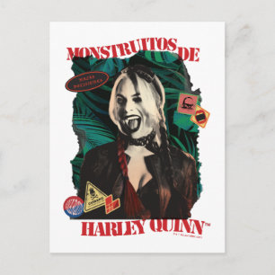 Die Selbstmordkommando   Harley Quinn Winking Postkarte