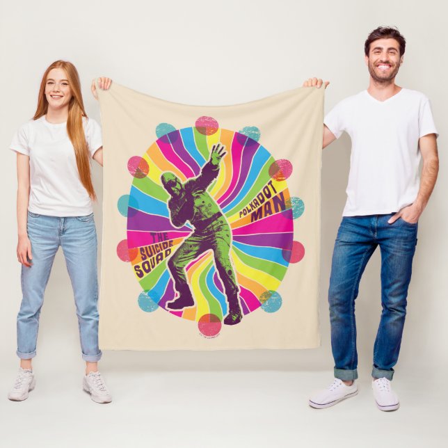 Die Selbstmordkommando | Polka-Dot Man Psychedelic Fleecedecke (Beispiel)