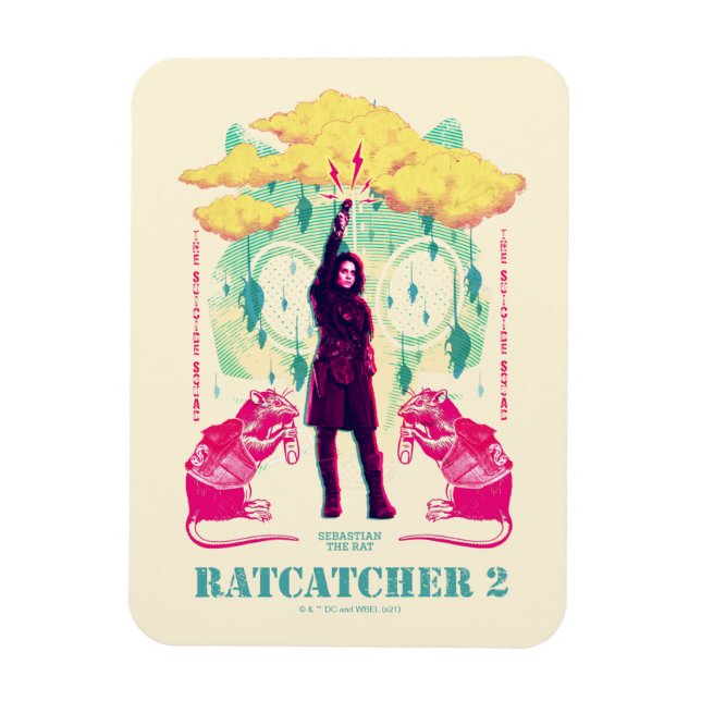 Die Selbstmordkommando | Ratcatcher 2 Illustration Magnet (Vertikal)
