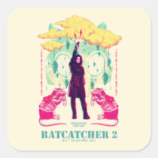 Die Selbstmordkommando | Ratcatcher 2 Illustration Quadratischer Aufkleber