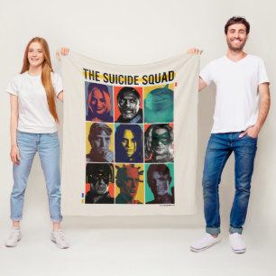 Die Selbstmordkommando   Retro Grid mit Harley Qui Fleecedecke