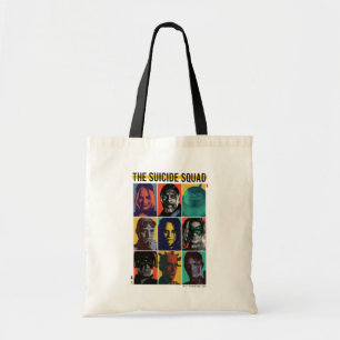 Die Selbstmordkommando Retro Grid mit Harley Qui Tragetasche