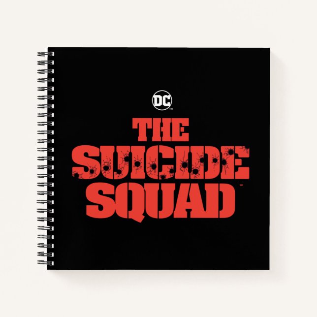 Die Selbstmordkommando | Rote und schwarze Logos Notizbuch (Vorderseite)